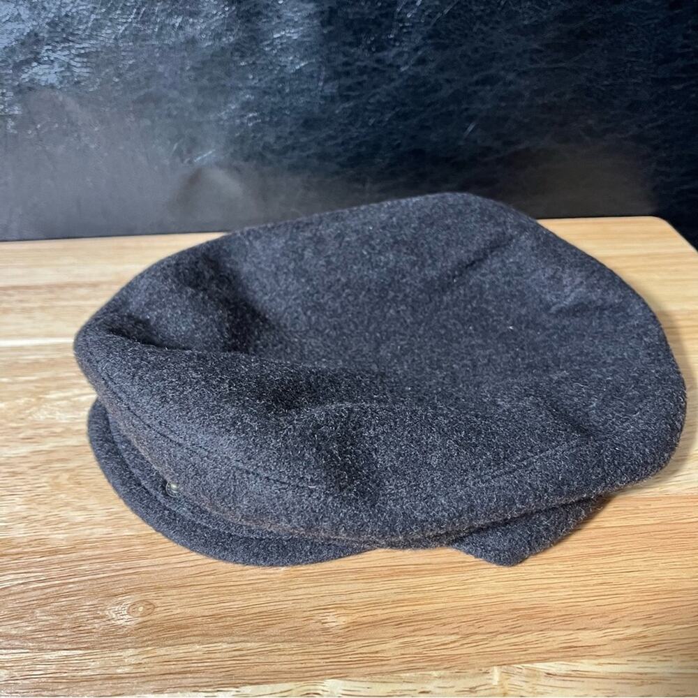 County Gentleman Gray Newsboy Wool/Cashmere Blend Cap Size Medium
